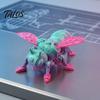 Механическая фигурка насекомого 3D-печатная киберпанк-пчела, Фигурка шершня с подвижными суставами, Артикулируемая оса-игрушка-антистресс, Настольный подарок для снятия стресса