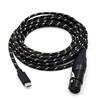 Микрофонный кабель USB C - XLR Female 32 бит/384 кГц для цифровой аудиозаписи для iPhone 15 серии и ноутбуков телефонов