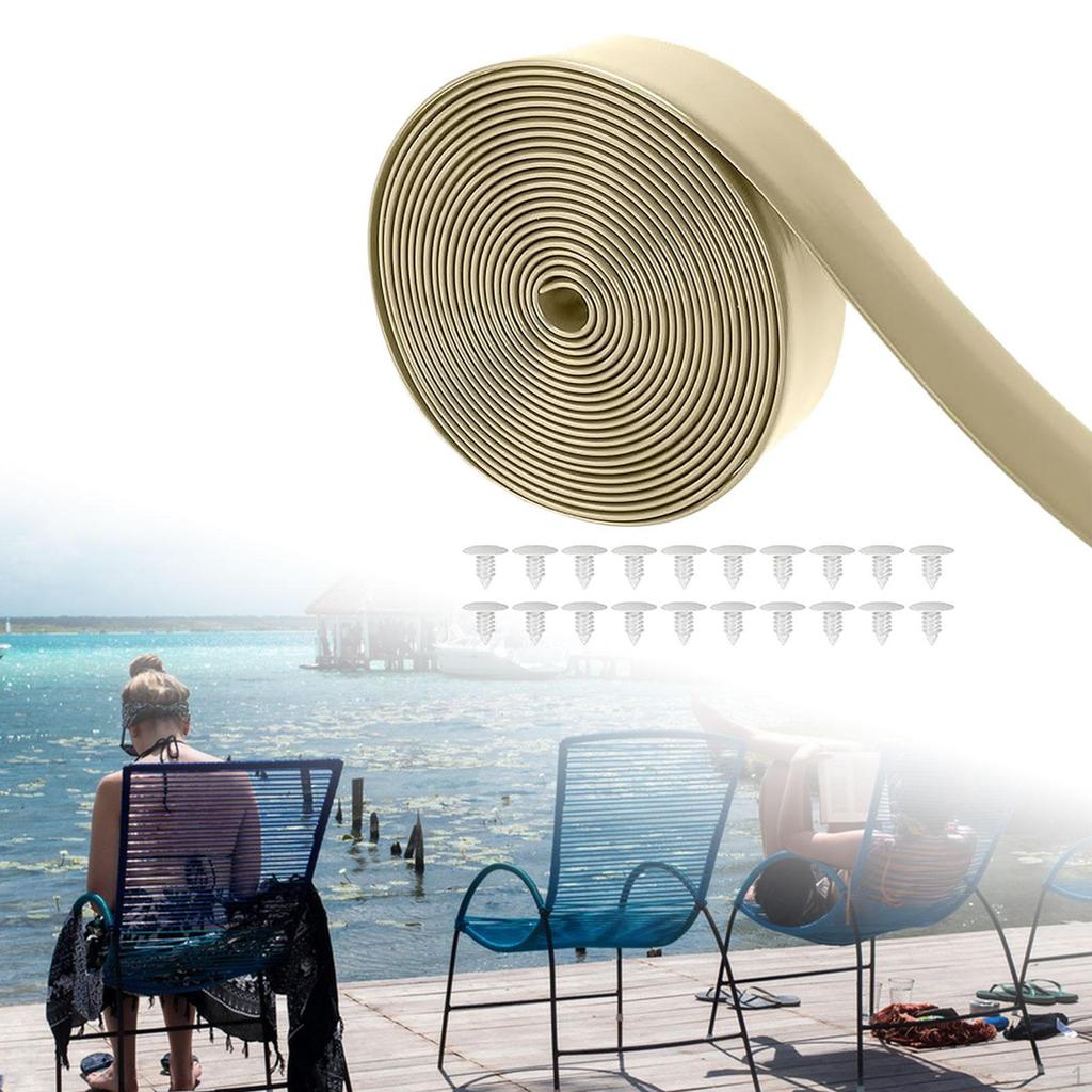 Виниловые ремни для ремонта стульев для патио, аксессуары 5 см x 20 футов, сад, лужайка, дом