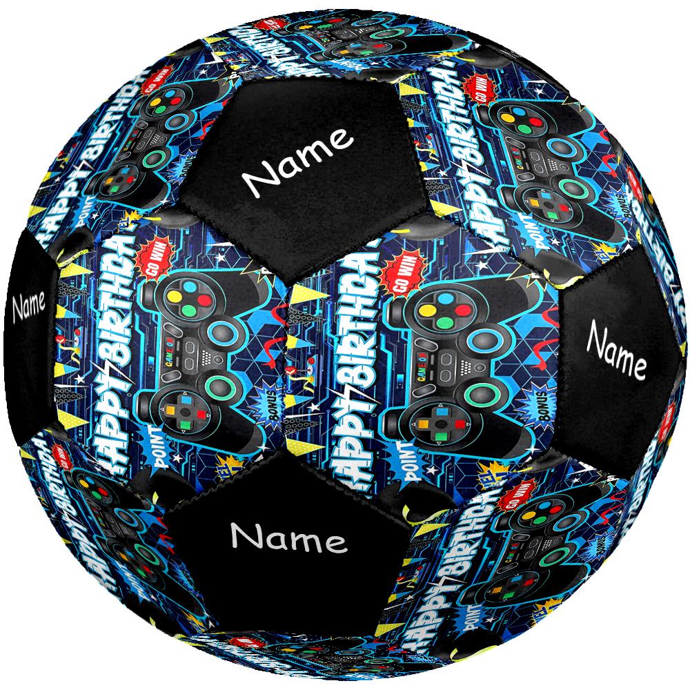 Custom Name Game Controller Theme Size 5 Soccer Ball, Suitable for Both Indoor and Outdoor Matches, a Gift Suitable for Everyone.