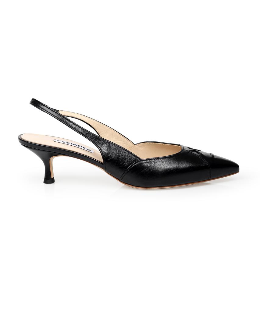 Pleiades Blair 50 Slingback Pumps - Black