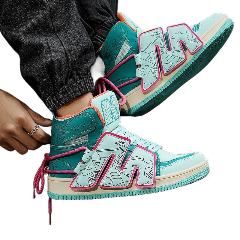 Мужские модные лоферы 2025: Дофаминовая мода Кроссовки хайтопы на толстой подошве, увеличивающие рост.