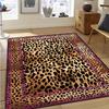 Leopard Print Area Carpet Machine Washed Living Room Bedroom Floor Mat Kitchen Outdoor Products Retro Home Decoration Mats