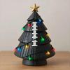 Tennis Football Rugby Series Christmas Tree Shaped Ornament 10*10*15 Cm Desktop Office Home Party Decoration  Accessories