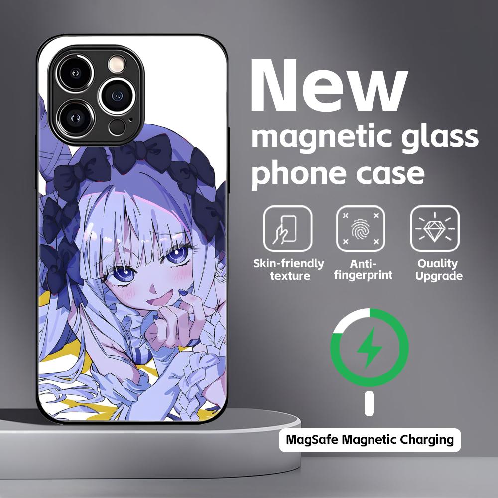 Fate strange Fake Phone Case For iPhone17 16 15 14 13 12 11 X XR XS 8 Plus Mini Pro Max Glass Magnetic Case