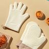 1pc Thick Silicone Oven Mittens Heat Resistant Non Slip Baking Gloves for Kitchen High Temperature Protection