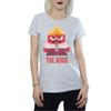 Disney Womens/Ladies Inside Out Anger The Boss Cotton T-Shirt