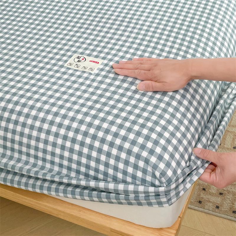 Однослойная простыня на подкладке из стираного хлопка и льна типа A Защитная простыня для матраса Simmons(Не включать наволочки)