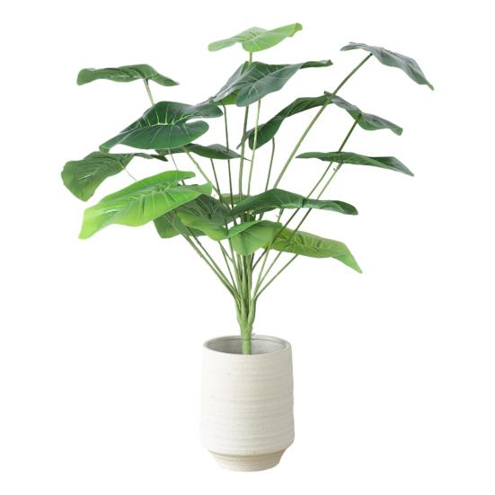 Искусственные цветы Деревья с большими листьями Растения Реалистичный вид Мелкая текстура