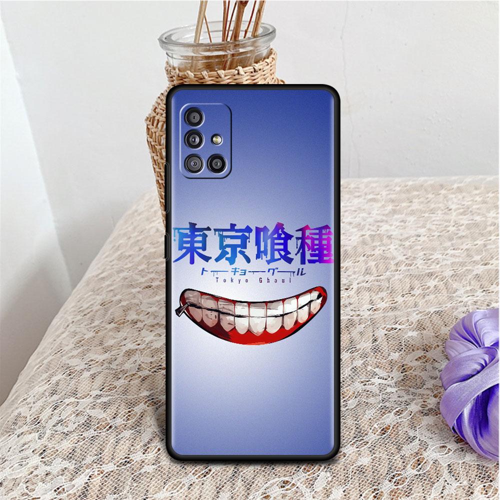 Чехол для Samsung Galaxy A52 A12 A51 A32 A71 A21s A22 A11 A02s A03 A23 A13 A53 A41 A31 A72, мягкий чехол для телефона в стиле аниме Tokyo Ghoul Sac