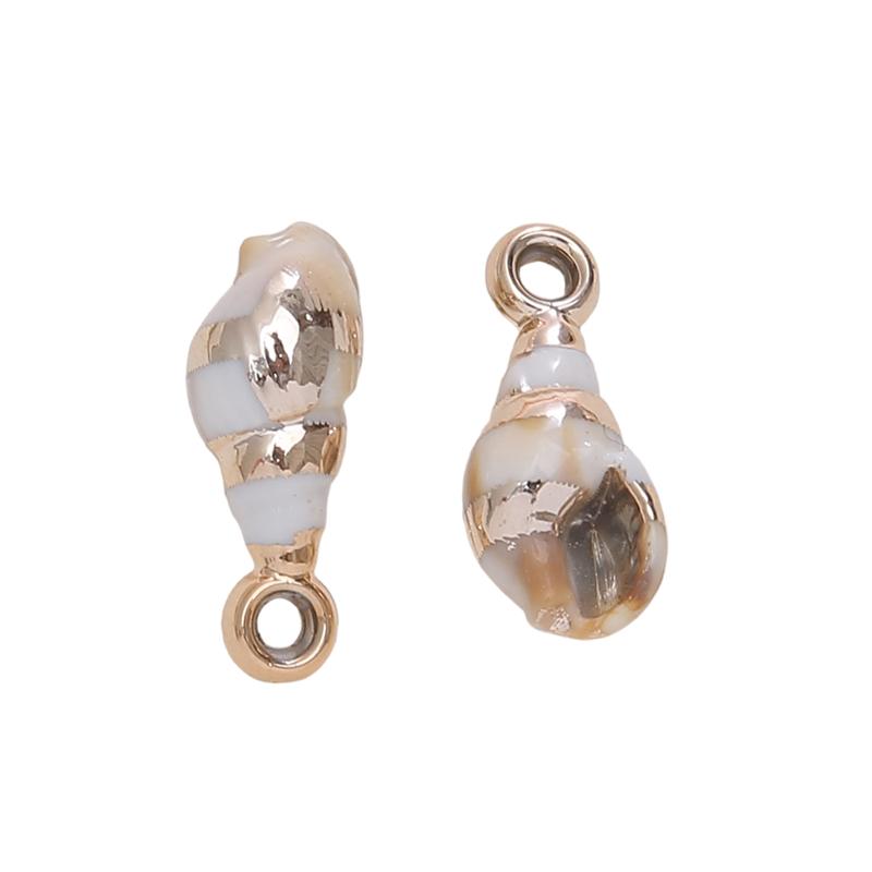 Акриловые подвески в виде ракушек, сделай сам, браслет, ожерелье, серьги, ювелирные аксессуары