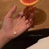 Жемчужное двухслойное ожерелье-сердце женское новое высококачественное нишевое дизайнерское ожерелье на ключицы простая универсальная цепочка на шею