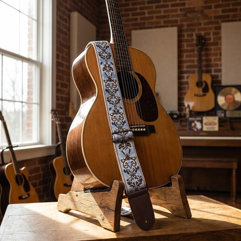 Leather Guitar Strap Acoustic Bass Strap Bass Acoustic Electric Guitar Ukulele Instruments