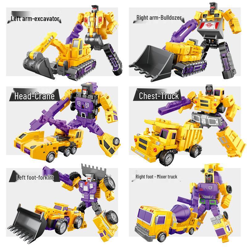 Yuexing Сплав Трансформируемая Инженерная Машина Геркулес Кинг Конг Обучающая Модель Робота