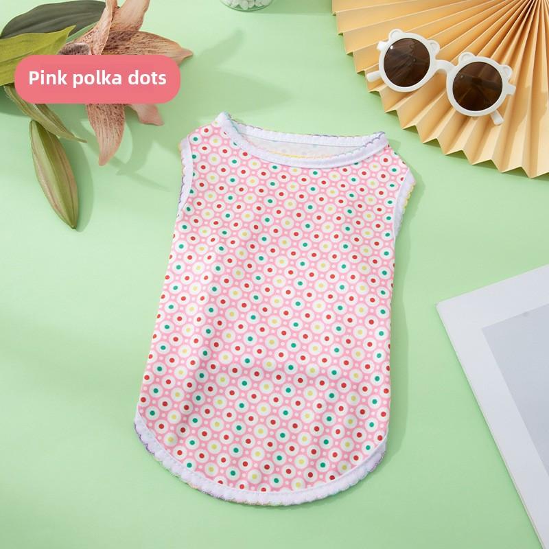 Летний жилет для домашних животных, одежда для щенков, собак и кошек
