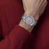 Seiko Автоматические Механические Часы с Ремешком из Нержавеющей Стали 37мм Мужские Часы Белый Циферблат SNKL57K1