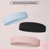 Unisex Quick-Dry Knitted Yoga Headband - Wide Sweatband for Fitness & Running