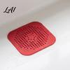 Floor Drain Strainer 2PCS Square Cover for Shower Floor TPR Hair Catcher Odor Filter Stopper Detachable Deodorizer Pad Bathroom Kitchen And Laundry