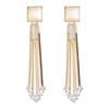 Women's Jewellery Crystal Earrings Gold Plated Dangler Earrings for Girls and Women