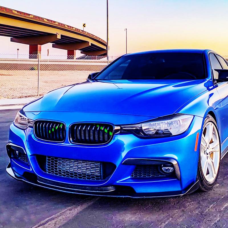 M Sport Style Front Grille Trim StripS Cover Frame Stickers For BMW F20 F21 F22 F23 F30 F31 F32 F33 F44 F45 F46 G11 G12 G20 G21
