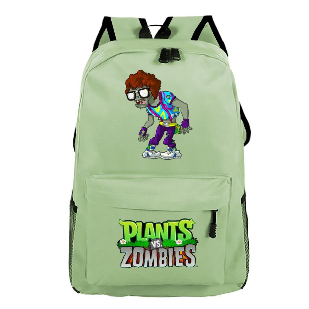 Game Merchandise Plants Vs. Zombies School Bag Casual Simple Backpack
