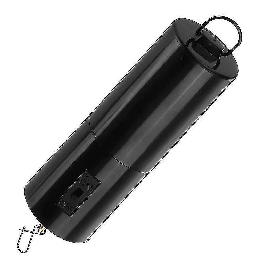 Black Wind Chime Battery Electric Motor Garden Decor Accessoy Turn