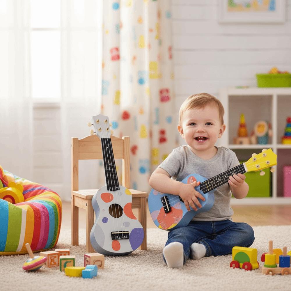 21 Inch Ukulele 4 Strings Beginner Ukulele Gifts Mini Guitarra Musical Awakening