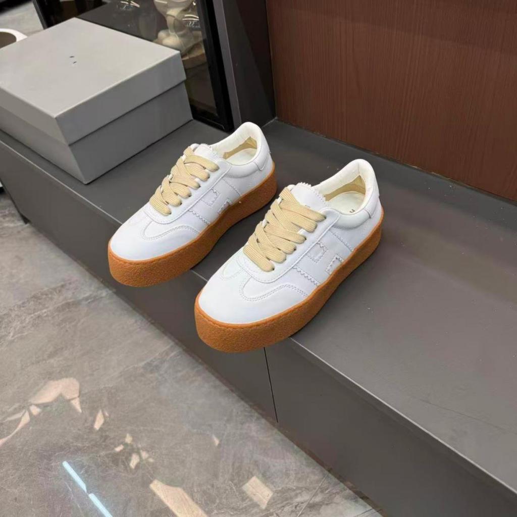 Женские ретро-кроссовки Hogan 2026S с цветовыми блоками - Увеличивающие рост, на толстой подошве, повседневный стиль