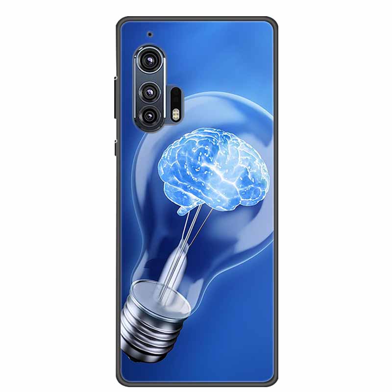 6.7" Чехол для Motorola Moto Edge Plus Новый Фото Черный Силикон Мягкая Задняя Крышка Чехол Для Motorola Edge Plus 2020 Чехол для Телефона Capa