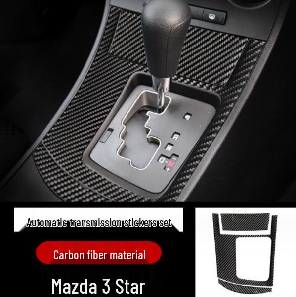 Отделка салона из углеродного волокна Mazda3 Xingcheng для центральной консоли и стеклоподъемников