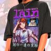 Футболка Serial Experiments Lain – Аниме Косплей Графическая футболка, Лэйн Ивакура, Алиса Мизуки