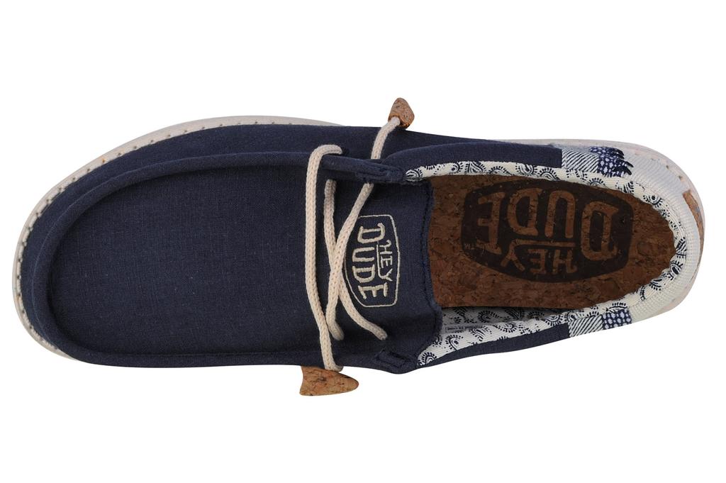 Hey Dude Wally Break Stitch, Мужские темно-синие кроссовки