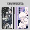 Phone Case For Samsung Galaxy S21 5g S10e S20 Fe S8 S9 Plus S10 S23 Ultra S22 Anime Japan Jujutsu Kaisen Square Liquid Cover