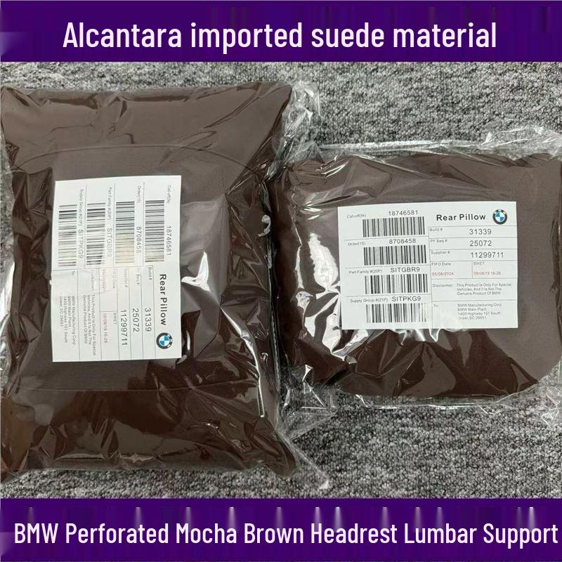 Headrest & Lumbar Support for BMW 3, 4 Series, X1, X2, X3, X5, X6, GT - Neck Protection & Car Interior Comfort