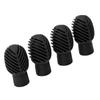 4PCS Drumstick Silent Practice Tip Silicone Stretchable Drum Practice Percussion Tip Black