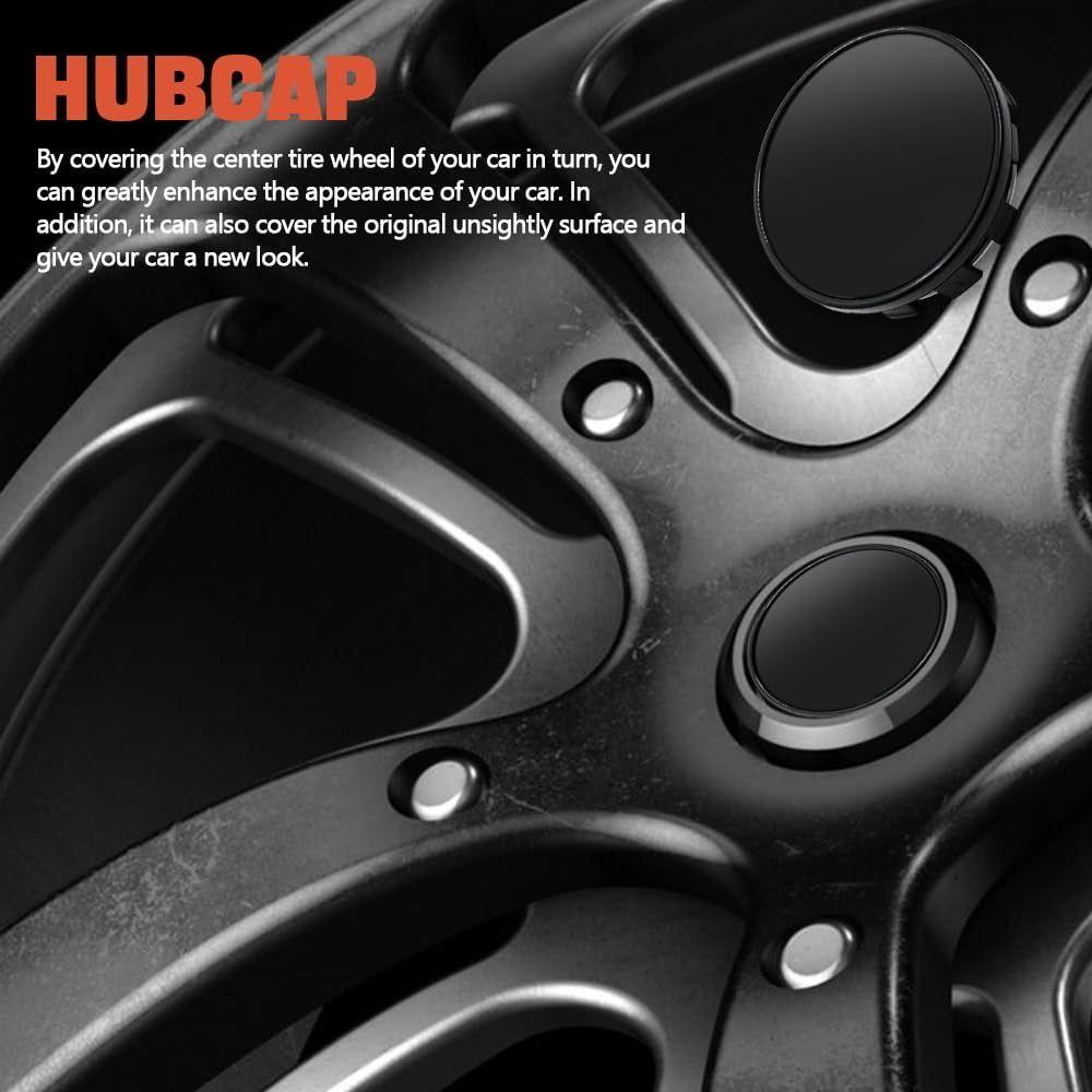 4Pcs Universal Rim Hub Caps Dust-proof Wheel Badge Covers Wheel Center Caps  Auto Accessories