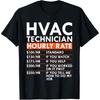 Футболки для механиков HVAC Мужские Хлопок Юмор Уличный Стиль Футболка С Коротким Рукавом Унисекс Свободная Ремонт Систем HVAC Одежда