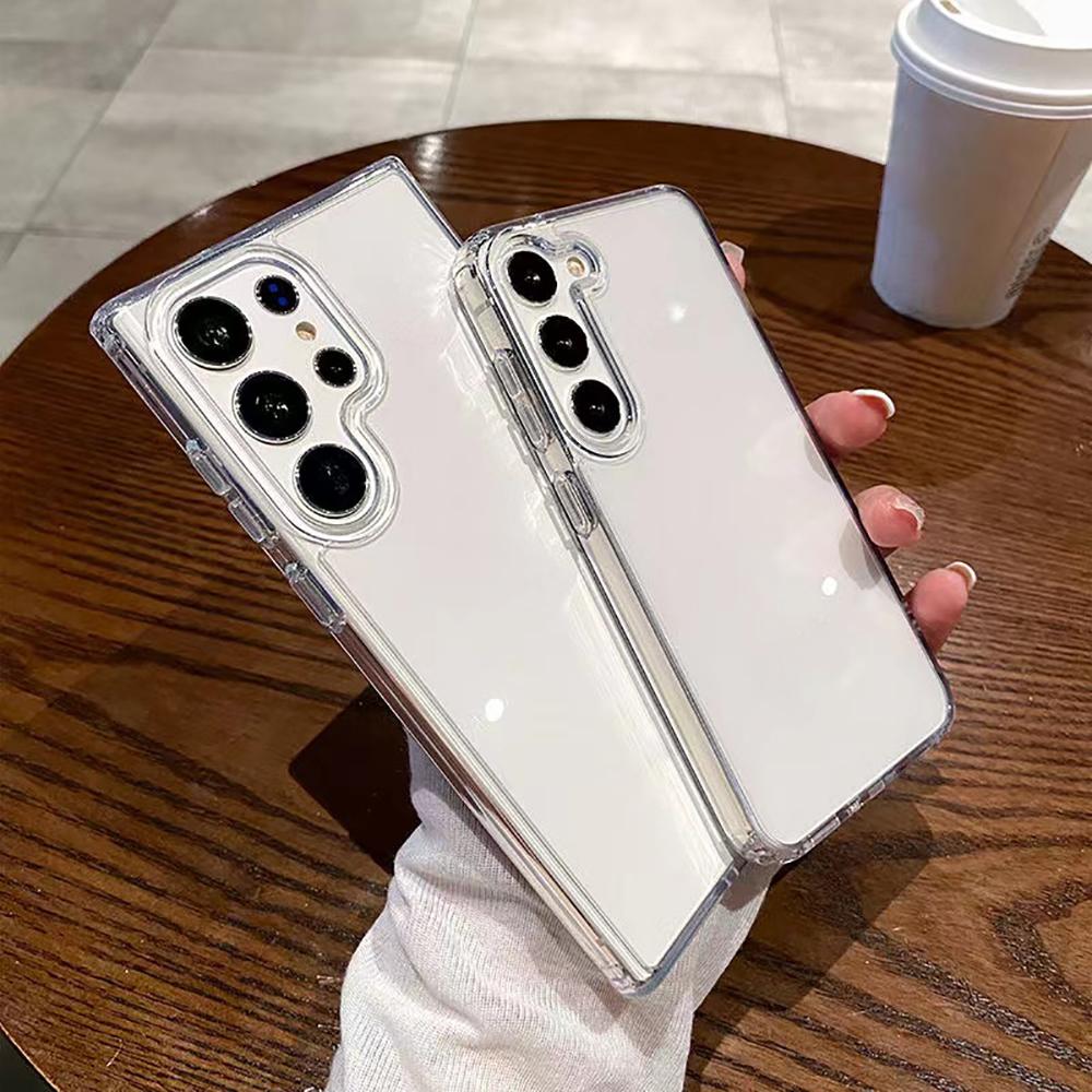 Transparent Phone Case For Samsung A57 A56 5g A16 S26 S25 S24 S23 S22 Ultra A37 A07 A17 A55 A54 A26 A06 A36 Silicone Soft Cover