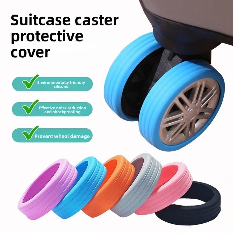 Suitcase Wheel Protection Cover, Wear-resistant and Silent Pull Rod, Suitcase Caster Cover, Silent Wheel Protection Cover