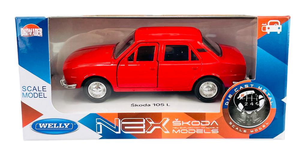 WELLY SKODA 105 RED 1:34 43825