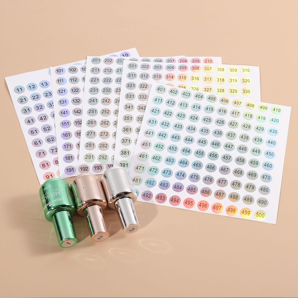 Box Paper Package Label Distinguish Self Adhesive Waterproof Digital Label Tags Number Stickers