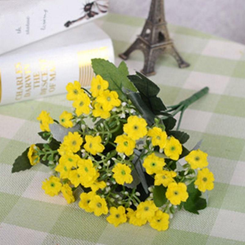 1 шт. 36 головок искусственных шелковых цветов букет орхидей поддельный домашний декор для свадебной вечеринки MIT