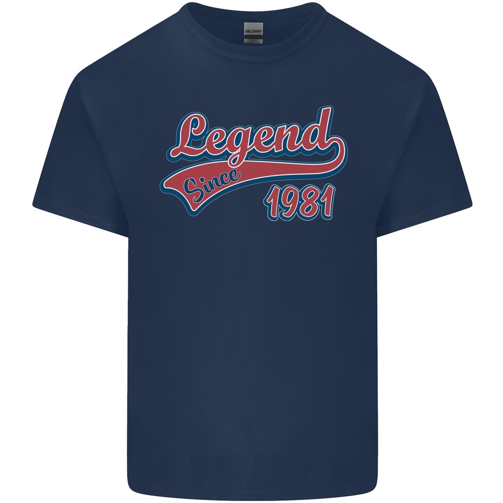 Legend Since 45th Birthday 1981 Unisexs Light Cotton TShirt