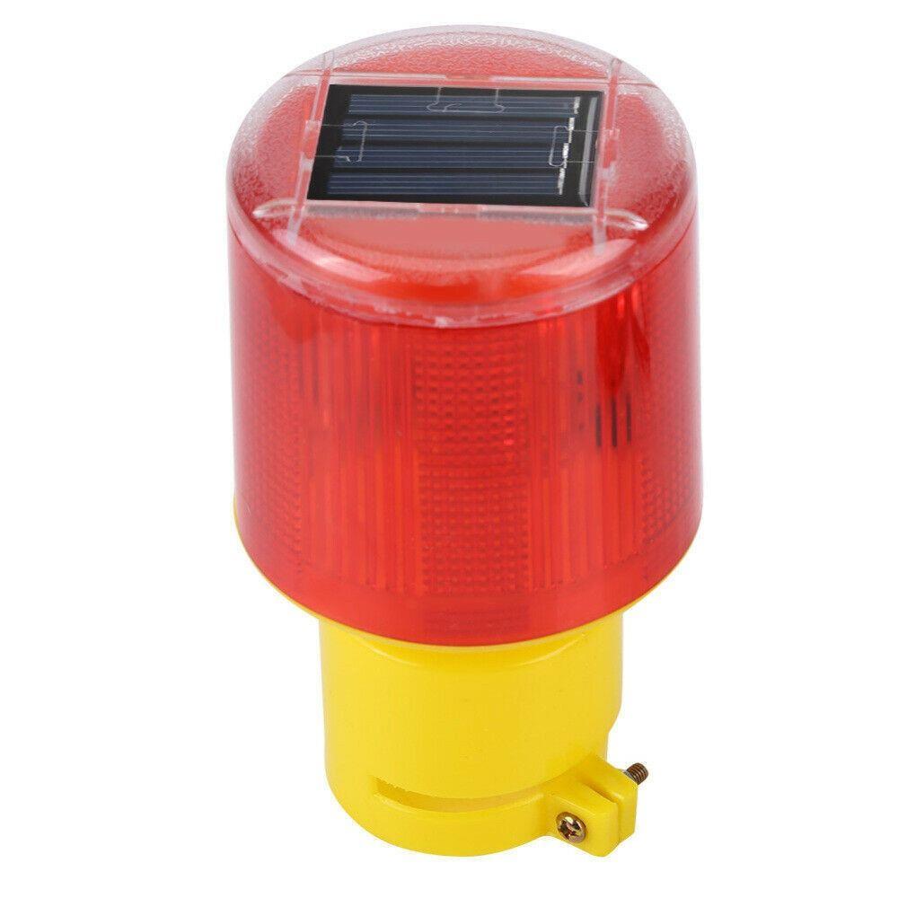 Waterproof Traffic Security Super Bright LED Signal Lamp Solar Warning Light Caution Light