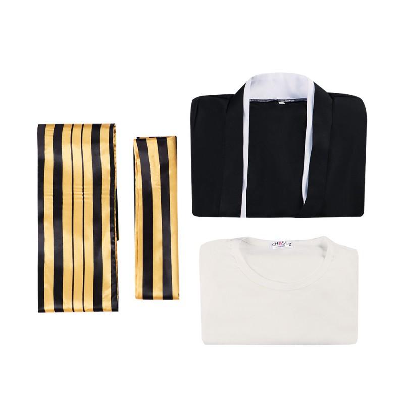 Demon Slayer: Kimetsu No Yaiba Nakime Cosplay Costume Upper Moon Four Anime Kimono Halloween Party