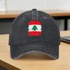 Lebanon Flag Map Beirut Cedar Tree Lebanese Heritage Design Sun Baseball Cap  Street Style Unisex Women Washed Trucker Hat Gift