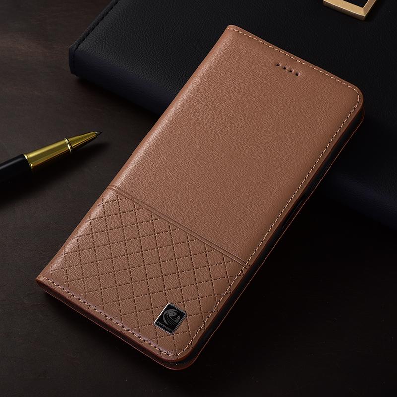 Флип-кейс Napa Below Grid из натуральной кожи для Samsung Galaxy A04 A04S A04E A14 A24 A34 A54 4G 5G Чехол для телефона с отделениями для карт