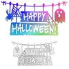 Halloween Letters and Spiders Metal Cutting Dies Craft Embossing Scrapbooking Stamps for Card Making Decor Happy Halloween