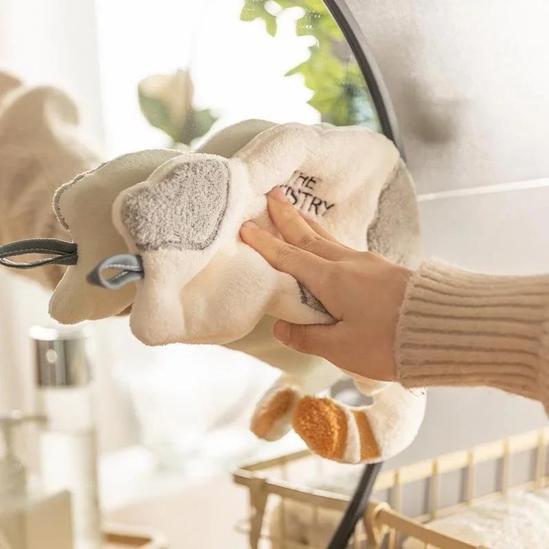 Милое детское полотенце для рук с изображением кота, супервпитывающее кухонное полотенце из микрофибры, высокоэффективное полотенце для чистки посуды, кухонные принадлежности