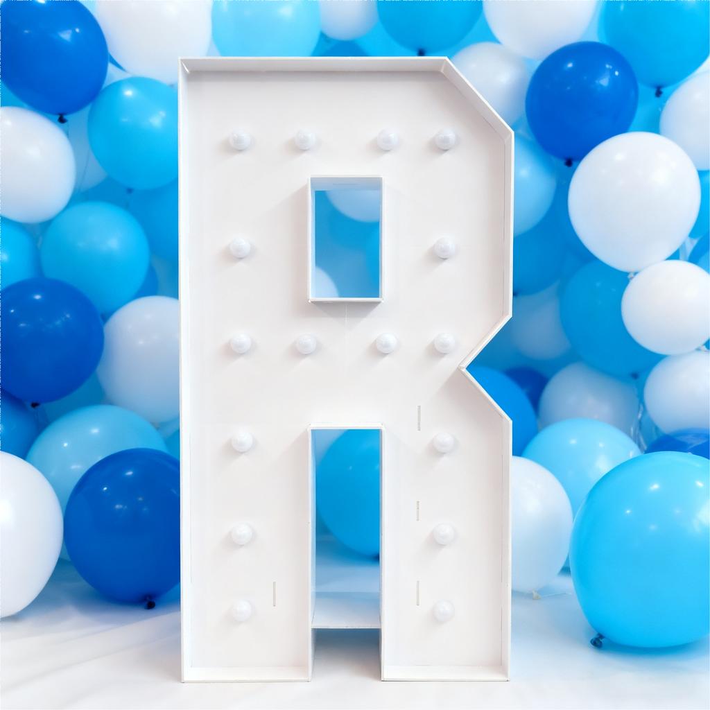 С светодиодной подсветкой Cool White, Letter KT Board 4 фута/120 см – Фон для свадьбы, дня рождения, Декор, Декор для выпускного вечера – Световой знак-вывеска